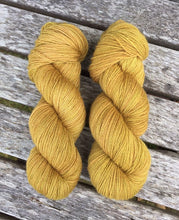 Load image into Gallery viewer, Non Superwash, No Nylon Corriedale Sock Yarn, 100g/3.5oz, Gold Rush
