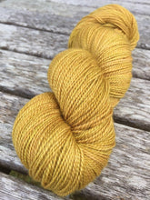 Load image into Gallery viewer, Non Superwash, No Nylon Corriedale Sock Yarn, 100g/3.5oz, Gold Rush
