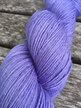 Load image into Gallery viewer, Superwash Bluefaced Leicester Nylon Ultimate Sock Yarn, 100g/3.5oz, Wallflower, Lilac, Semi Solid
