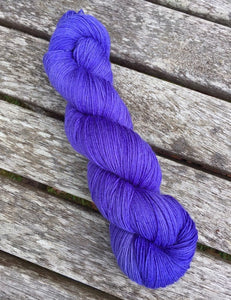 Superwash Bluefaced Leicester Nylon Ultimate Sock Yarn, 100g/3.5oz, Serendipity, Hyacinth Purple