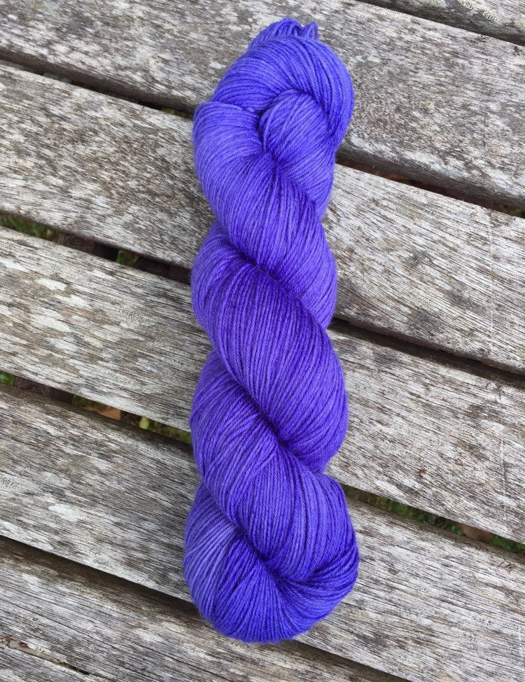 Superwash Bluefaced Leicester Nylon Ultimate Sock Yarn, 100g/3.5oz, Serendipity, Hyacinth Purple