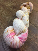 Load image into Gallery viewer, Superwash Merino Nylon Titanium Sock Yarn, 100g/3.5oz, Silly Heart

