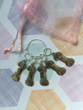 Load image into Gallery viewer, Set of 5 Yarn Ball Stitch Markers
