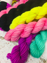 Load image into Gallery viewer, Superwash Merino Nylon DK/Light Worsted Minis, 100g/3.5oz, Acceptable In The 80s
