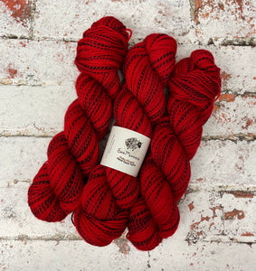 Superwash Zebra Sock Yarn, 100g/3.5oz, Bloody Mary