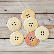 Load image into Gallery viewer, Large Flower Pattern Buttons, 30mm
