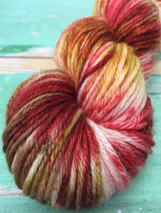 Superwash Merino DK/Light Worsted Yarn Wool, 100g/3.5oz, Piano Wire