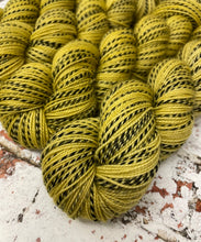 Load image into Gallery viewer, Superwash Zebra Sock Yarn, 100g/3.5oz, Chicken Licken

