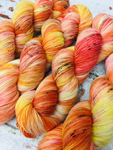 Load image into Gallery viewer, Superwash Merino Nylon Titanium Sock Yarn, 100g/3.5oz, That’s My Peach
