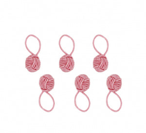 HiyaHiya Pink Yarn Ball Stitch Markers