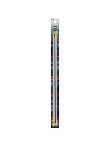 Prym Single Point Straight Knitting Needles, 2.0m-10mm, 30cm and 35cm