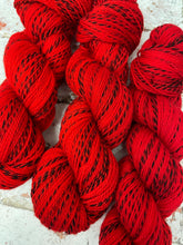 Load image into Gallery viewer, Superwash Zebra 4 Ply Fingering Yarn, 100g/3.5oz, Bloody Mary
