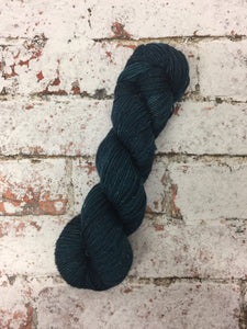 Superwash Silver Sparkle Sock Yarn, 100g/3.5oz, Malice Through The Looking Glass