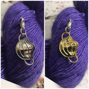 Set of 2 Face Covering Mask Stitch Markers