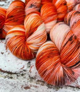 Superwash Merino Nylon Titanium Sock Yarn, 100g/3.5oz, Take the Cookies