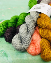 Load image into Gallery viewer, That’s Gossip Minis Sock Set, Superwash Bluefaced Leicester, 100g
