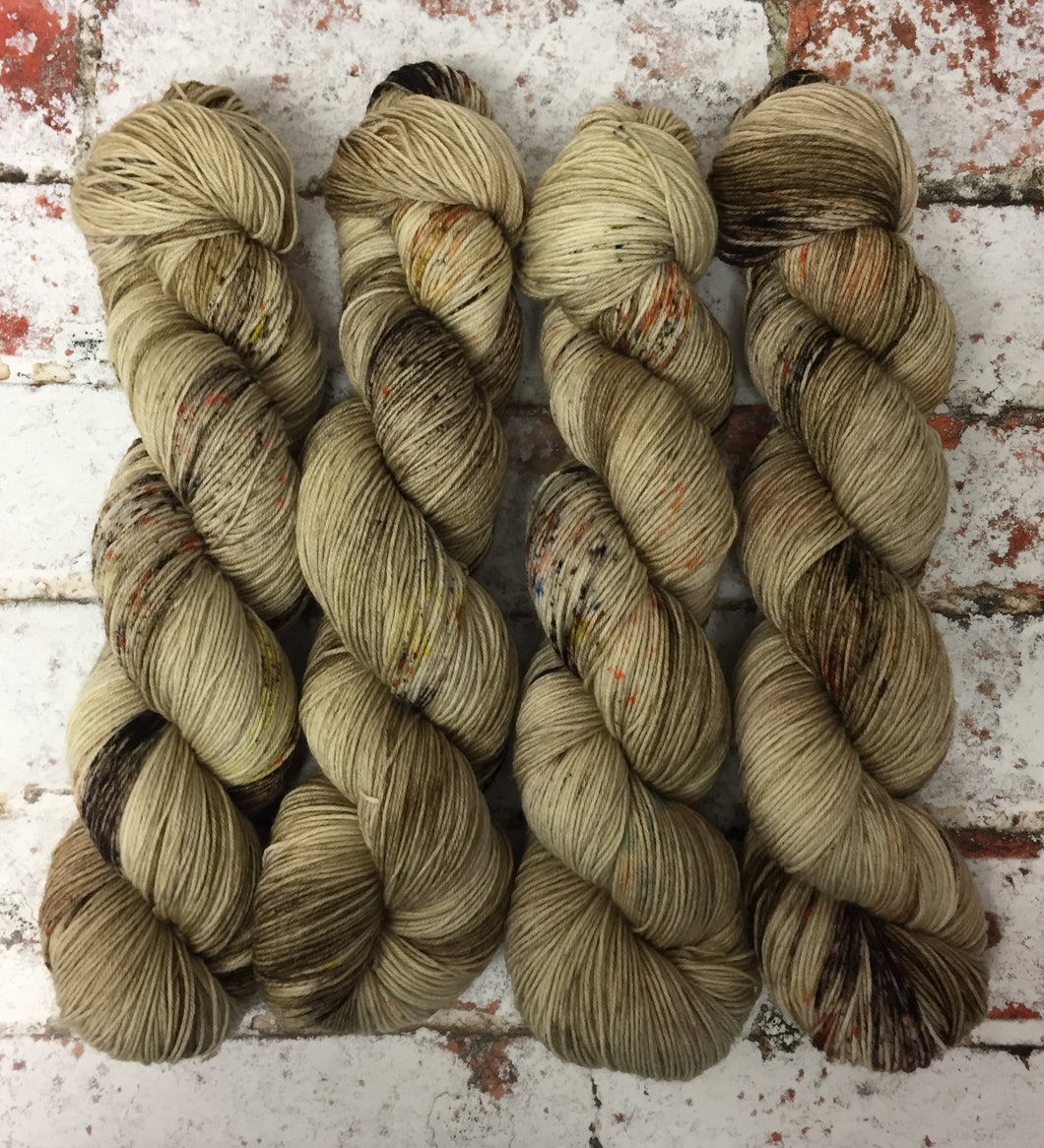 Superwash BFL Nylon Ultimate Sock Yarn, 100g/3.5oz, Gruel