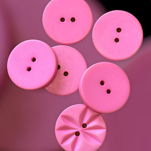 Pretty Pink Buttons, 30mm