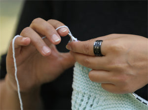 KnitPro Ring Row Counter, Rainbow and Black