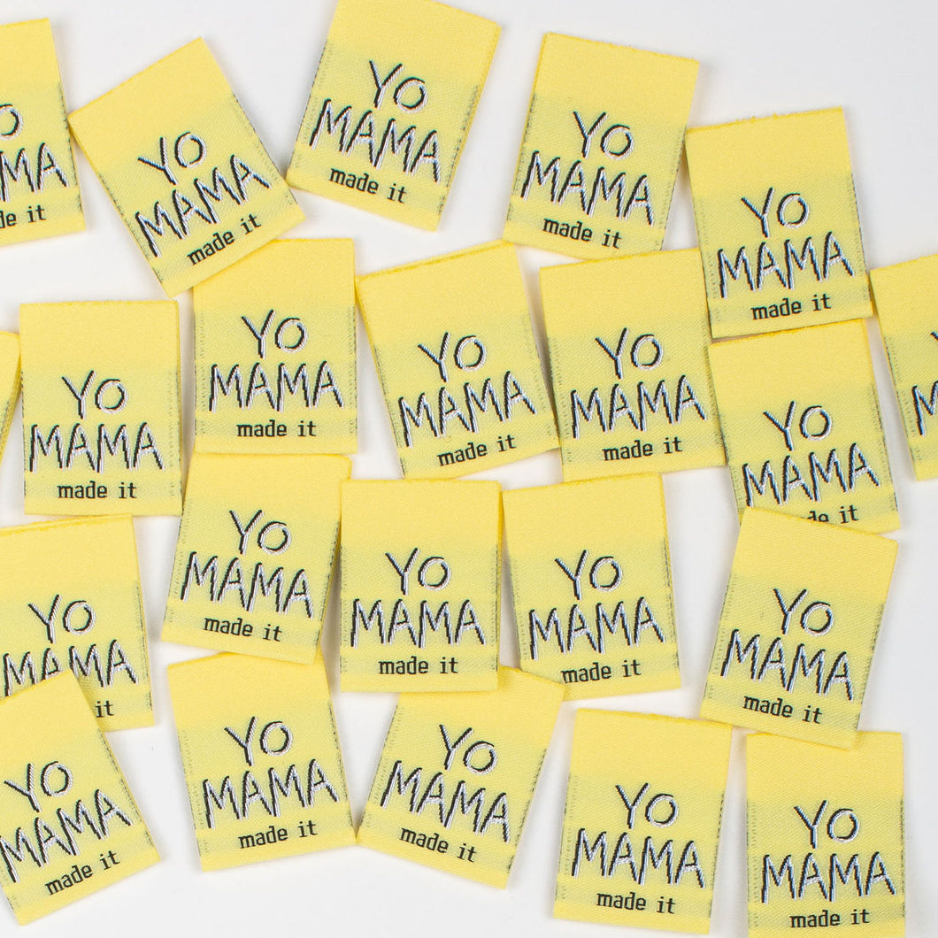 Kylie and the Machine Woven Labels - Yo Mamma Made It