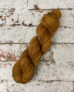 Superwash Bluefaced Leicester Aran/Worsted Yarn Wool, 100g/3.5oz, Sunflower