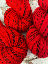 Load image into Gallery viewer, Superwash Zebra 4 Ply Fingering Yarn, 100g/3.5oz, Bloody Mary
