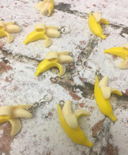 Load image into Gallery viewer, Banana Charm Progress Keeper Stitch Marker
