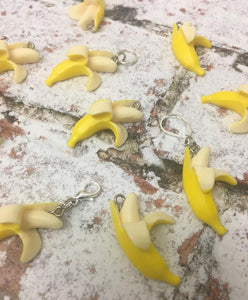 Banana Charm Progress Keeper Stitch Marker