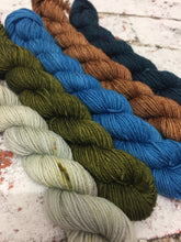 Load image into Gallery viewer, View from Cuilcagh Minis Sock Set, Merino/Nylon, 100g
