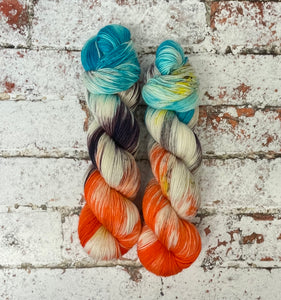 Superwash Merino Nylon Titanium Sock Yarn, 100g/3.5oz, Just Dunk Me