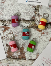 Load image into Gallery viewer, Wool Themed Progress Keeper Stitch Markers Set
