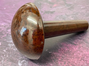 Vintage Mottled Brown Darning Mushroom