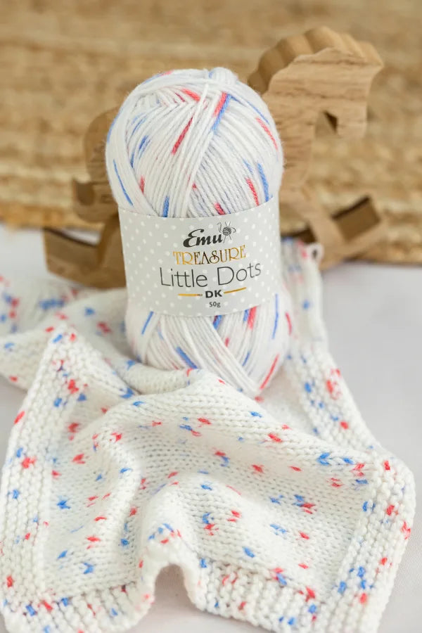 Emu Treasure Little Dots DK, 50g