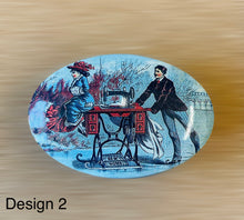 Load image into Gallery viewer, Vintage Style Collectible Sewing Tin
