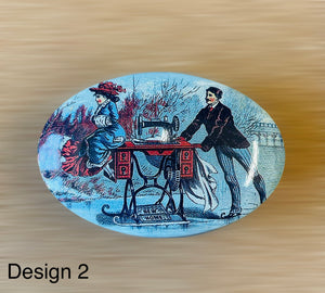Vintage Style Collectible Sewing Tin