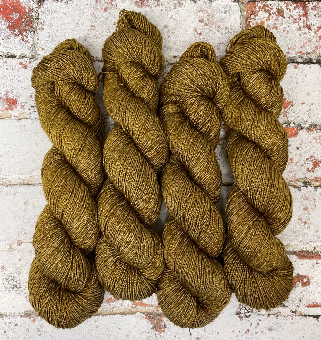 Yak 4 Ply Fingering Yarn, 100g/3.5oz, Gold Rush