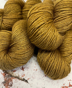 Yak 4 Ply Fingering Yarn, 100g/3.5oz, Gold Rush