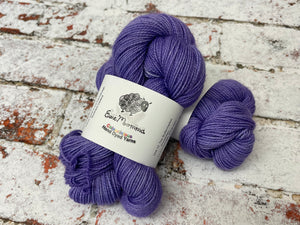 Superwash Merino Nylon Titanium Sock Yarn, 50g, Violet