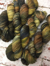 Load image into Gallery viewer, Superwash Merino Nylon Titanium Sock Yarn, 100g/3.5oz, A Forest
