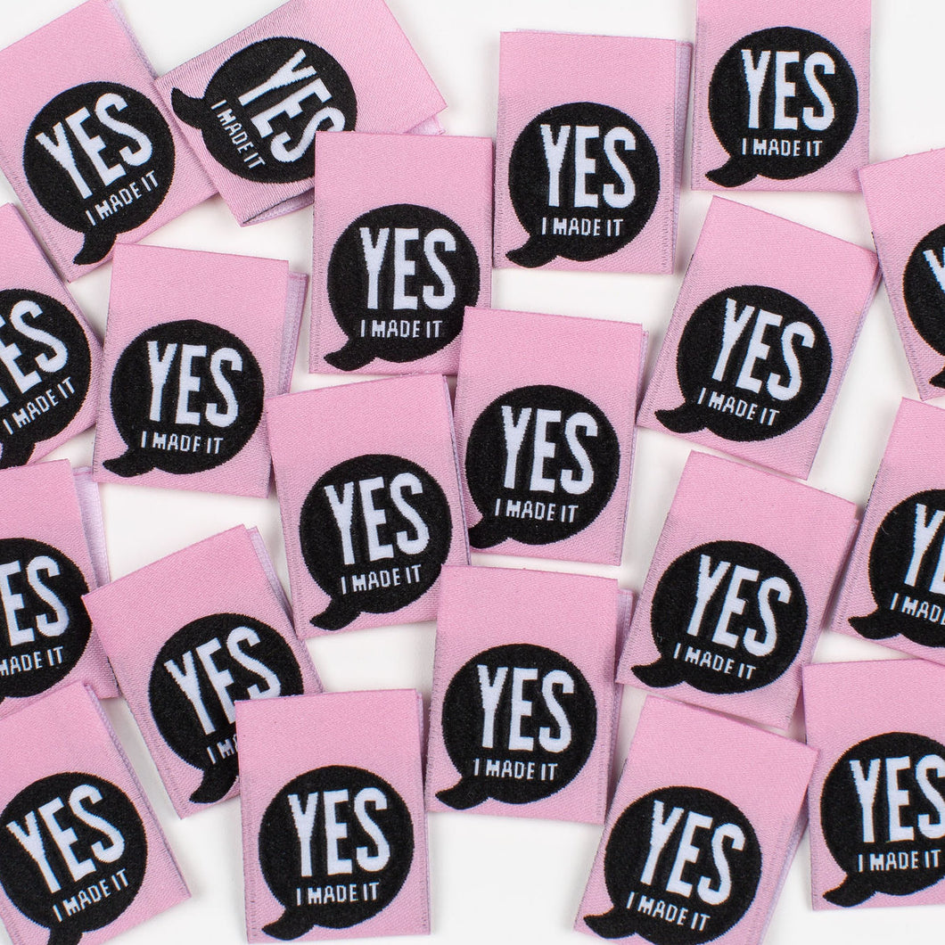 Kylie and the Machine Woven Labels - Yes I Made It