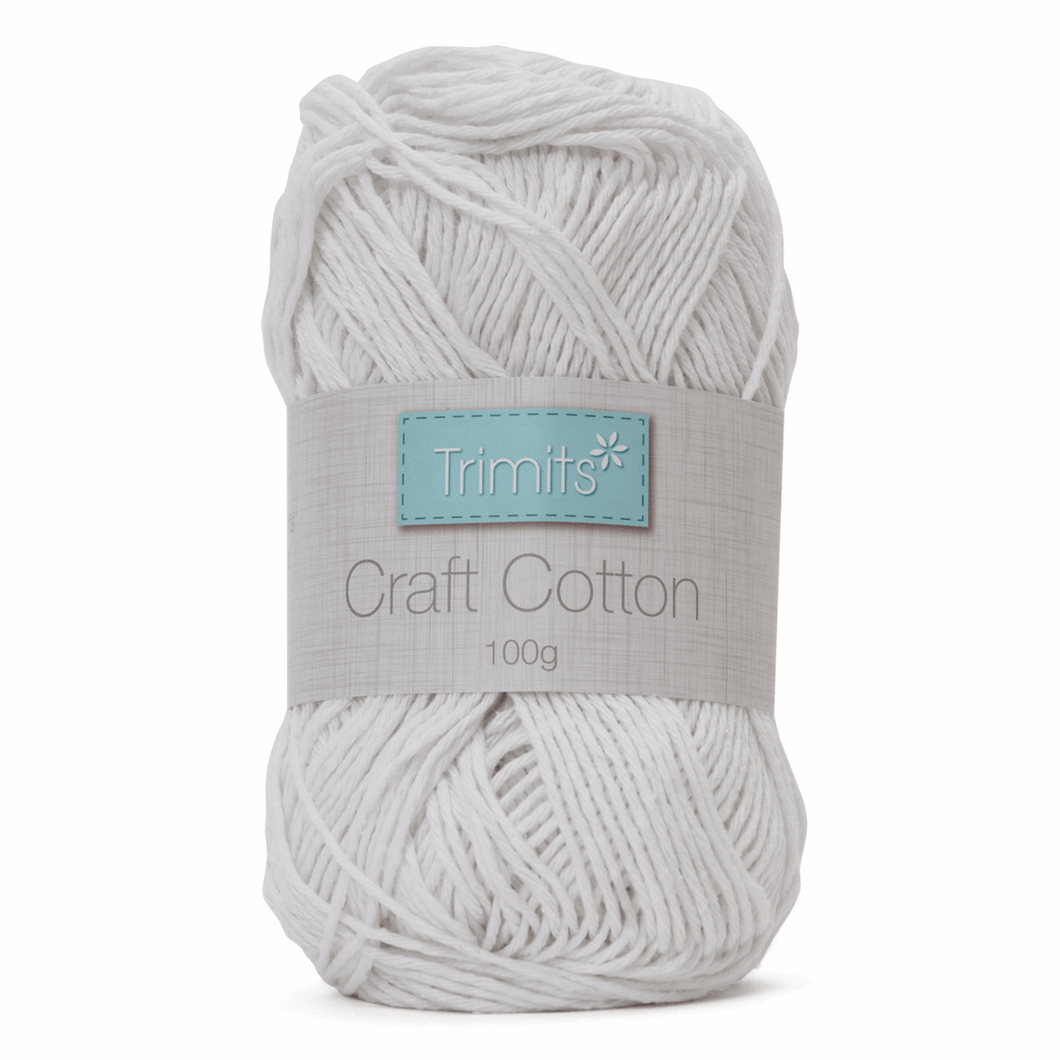 Craft Cotton, White, 100g