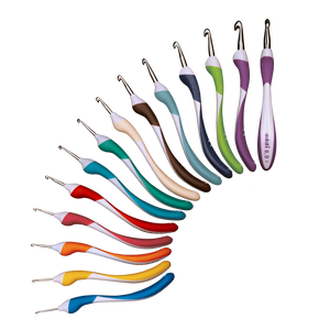 Addi Swing Crochet Hook, sizes 2.5mm-8mm