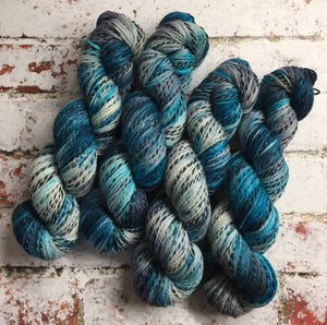 Superwash Zebra 4 Ply Fingering Yarn, 100g/3.5oz, Ship of Fools