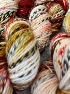 Superwash Zebra DK/Light Worsted Yarn Wool, 100g/3.5oz, Piano Wire