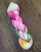 Load image into Gallery viewer, Superwash Bluefaced Leicester Nylon Ultimate Sock Yarn, 100g/3.5oz, Look at the Flowers
