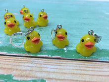Load image into Gallery viewer, Rubber Duck Progress Keeper Stitch Marker
