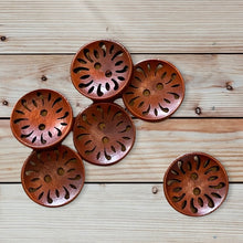 Load image into Gallery viewer, Hollow Floral Carved Buttons, 23mm
