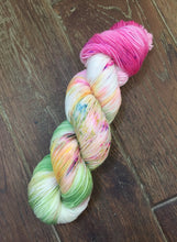 Load image into Gallery viewer, Superwash Bluefaced Leicester Nylon Ultimate Sock Yarn, 100g/3.5oz, Look at the Flowers
