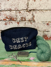 Load image into Gallery viewer, Knit Knacks Denim Indigo Notions Pouch
