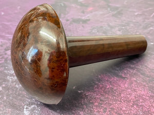 Vintage Mottled Brown Darning Mushroom
